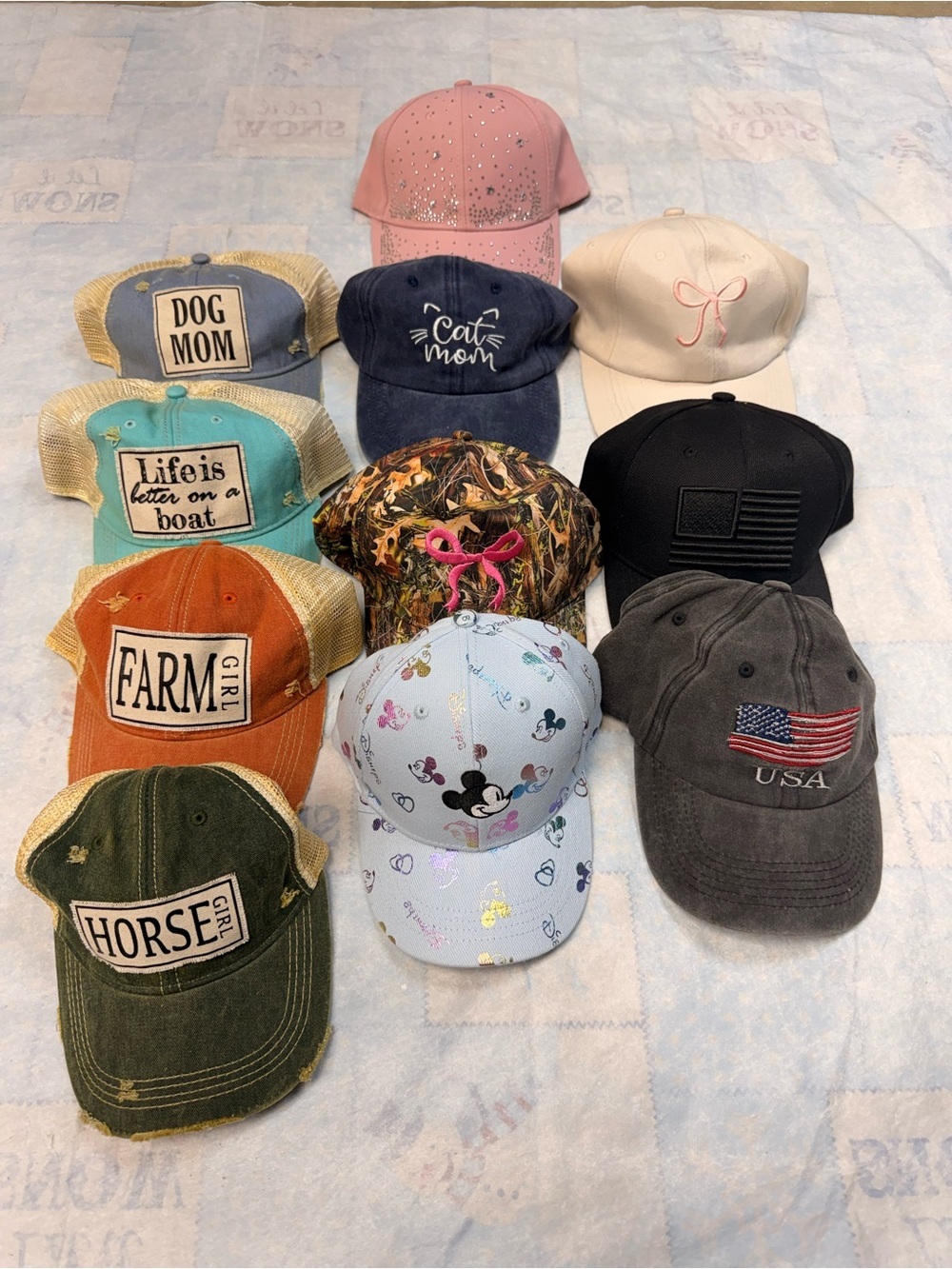Brand New Ball Caps. One each. Unisex